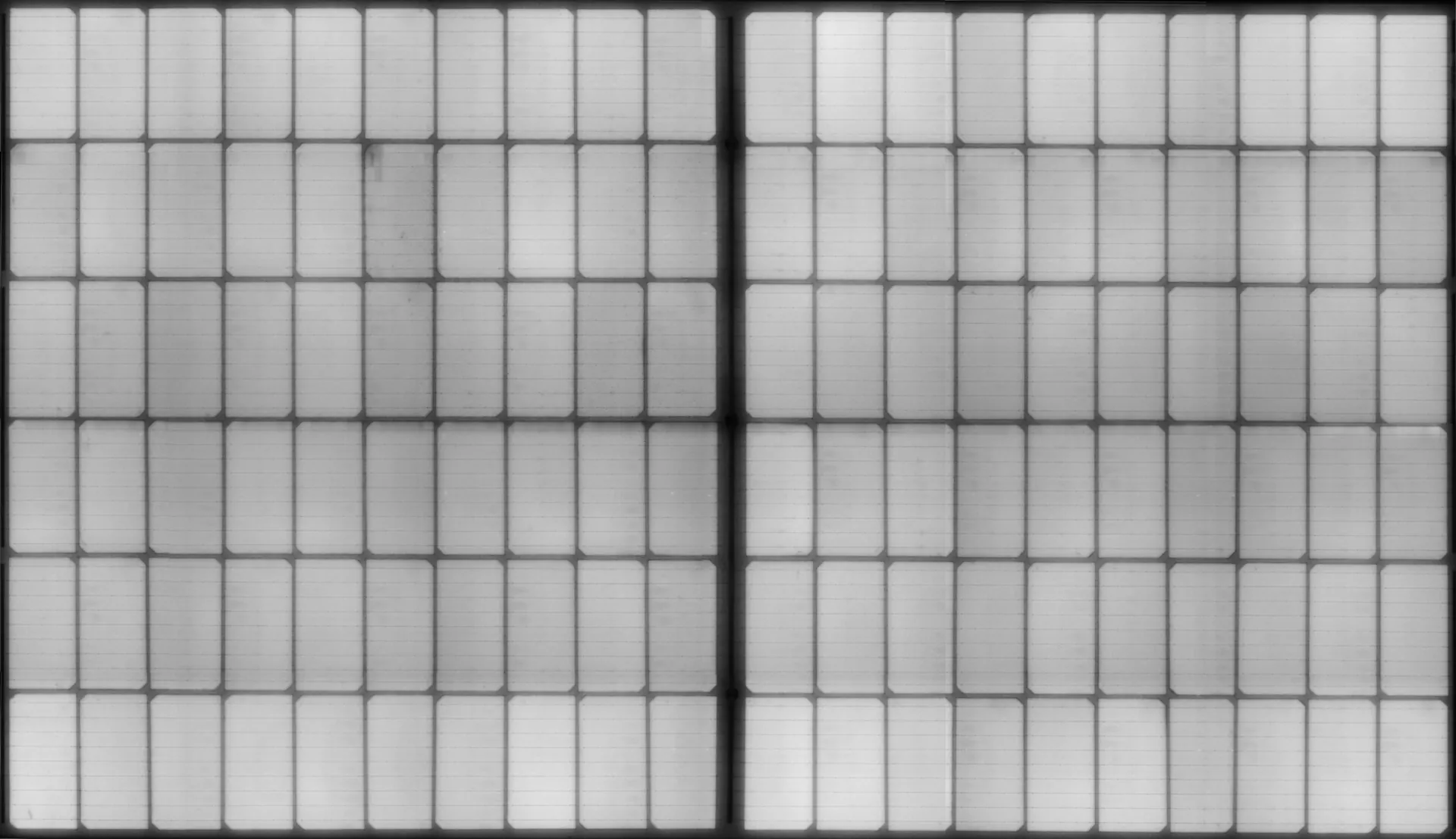 Full-module electroluminescence image