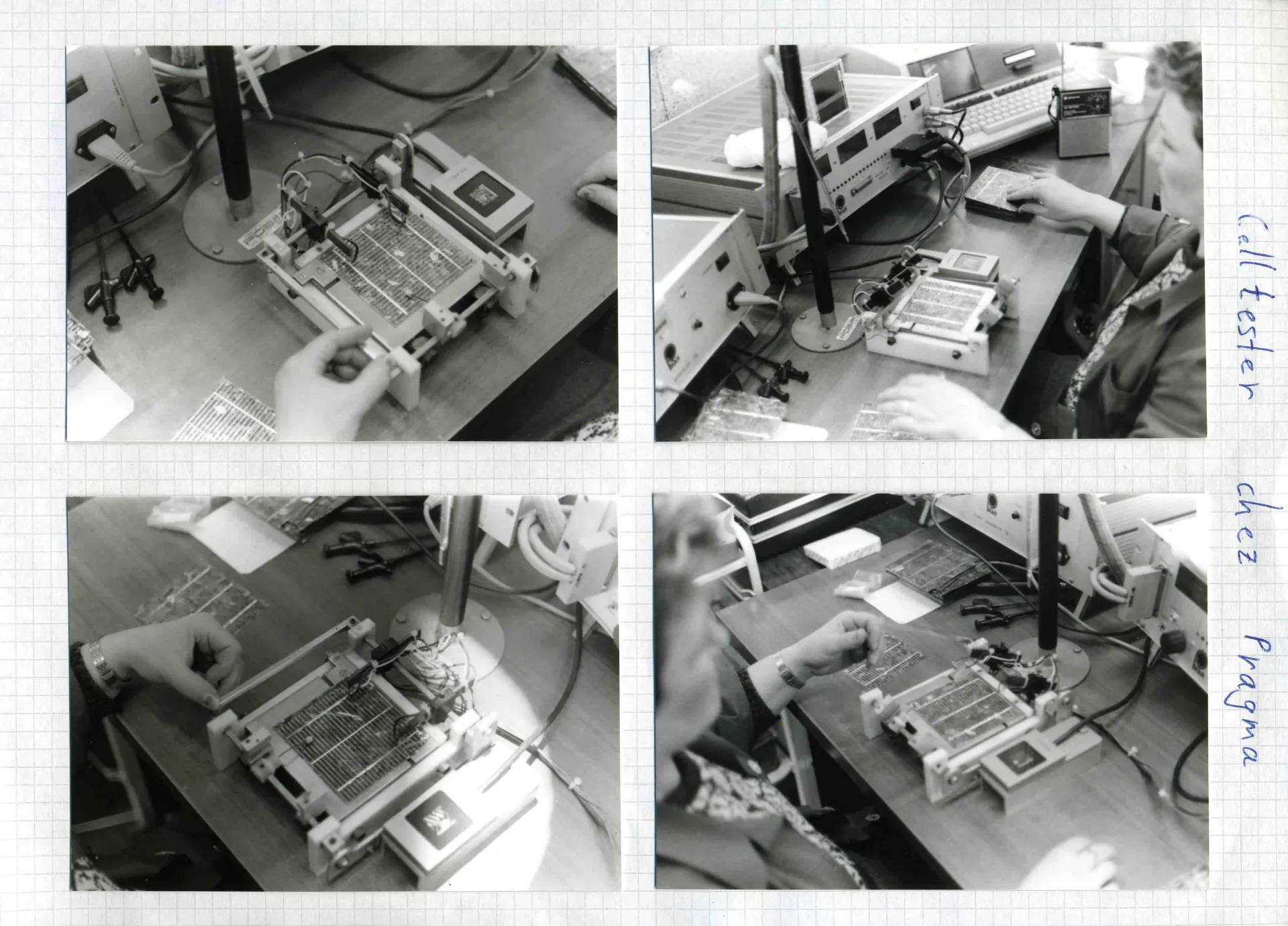 Pasan cell tester in use during the 1990s